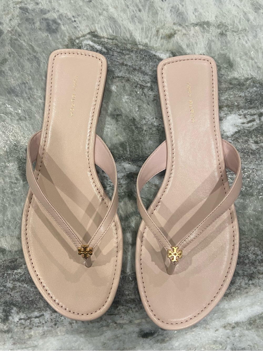 Tory Burch Classic Flip Flop Goat Leather
